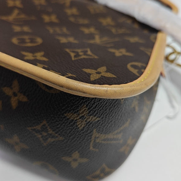 DIANE Monogram Coated Canvas Brown