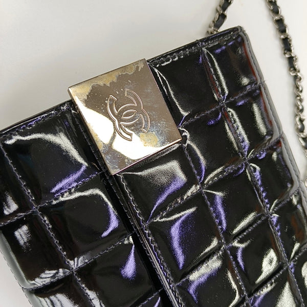 CHOCOLATE BAR Patent Leather Black