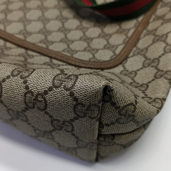 GG Supreme Monogram Coated Canvas Beige