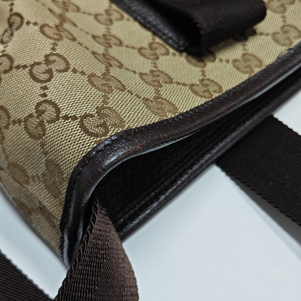Monogram Canvas Tote Bag Brown
