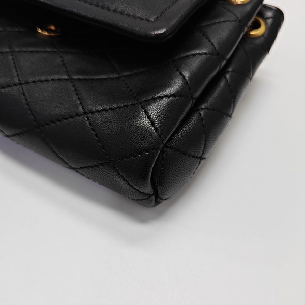 NOLITA Mini Quilted Lambskin Black