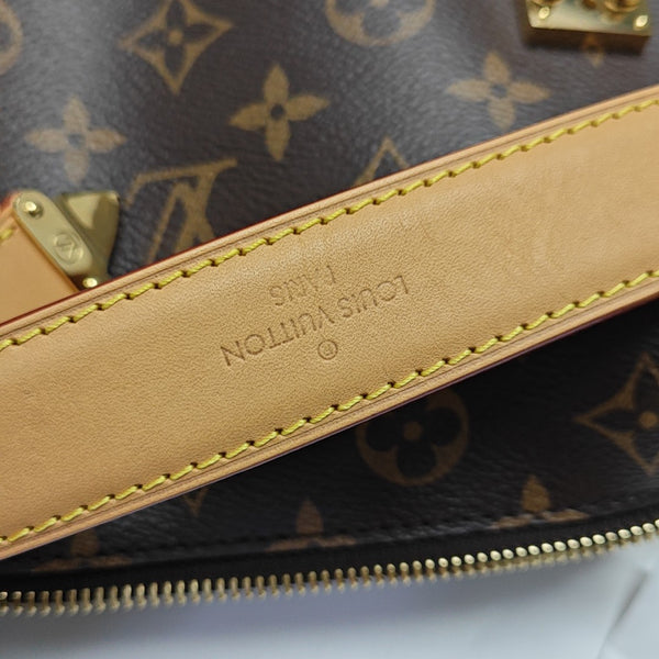 SIDE TRUNK MM Monogram Coated Canvas Brown