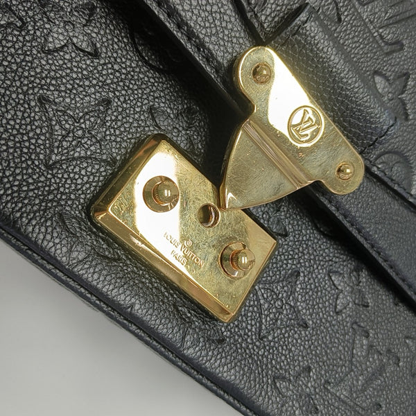 MARCEAU Monogram Calfskin Black