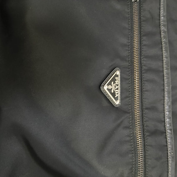 Bolso bandolera de nailon, nailon negro