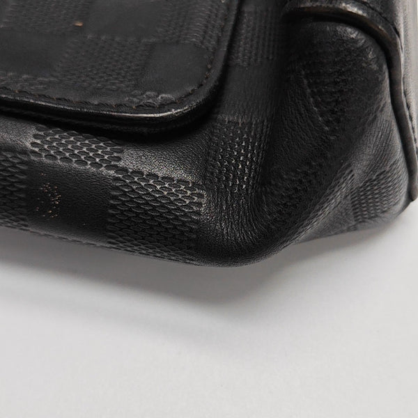 DISTRICT PM Damier Graphite Calfskin Black