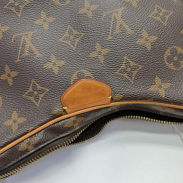 CROISSANT Monogram Coated Canvas Brown