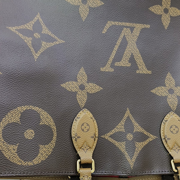 ONTHEGO GM Monogram Coated Canvas Brown