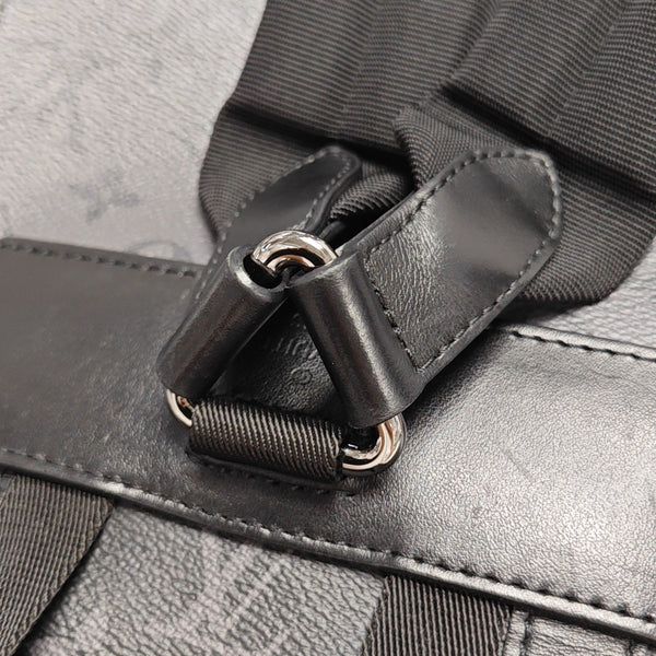 CHRISTOPHER PM Monogram Coated Canvas Gray