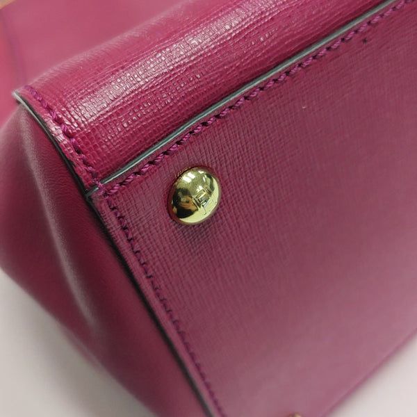 2 Jours Medium Calfskin Purple