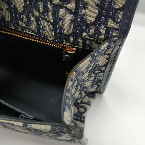 30 Montaigne Oblique Canvas Blue