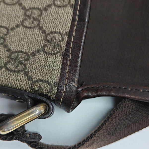 GG Supreme Monogram Coated Canvas Black
