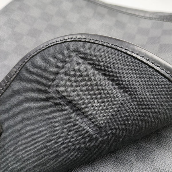 DANIEL Damier Graphite Coated Canvas Gray