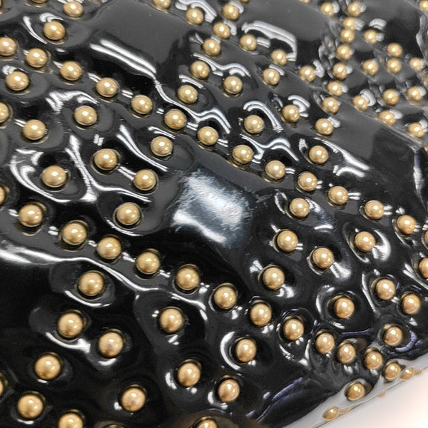 Lady Dior Medium Quilted Patent Leather Black