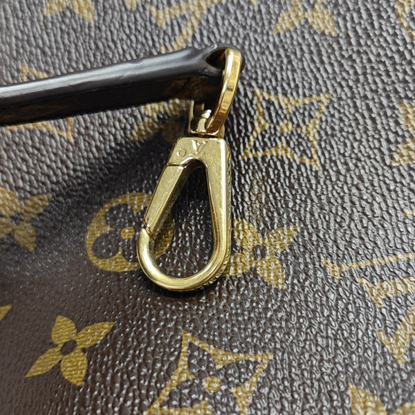 MONTAIGNE Monogram Coated Canvas Brown