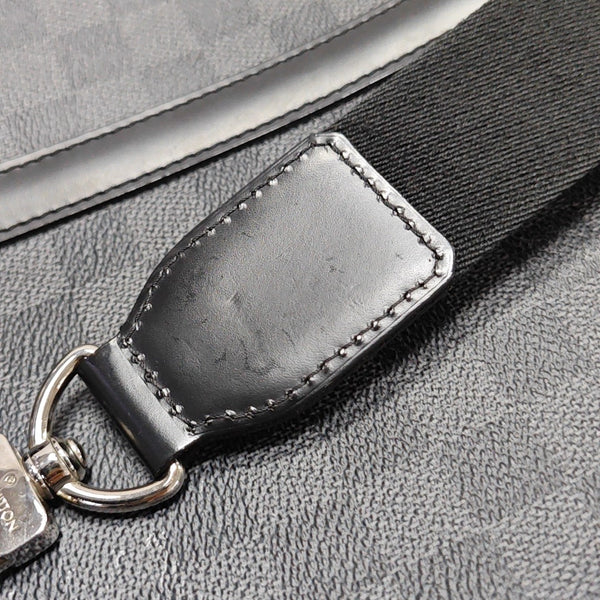 TADAO PM Damier Graphite Coated Canvas Gray