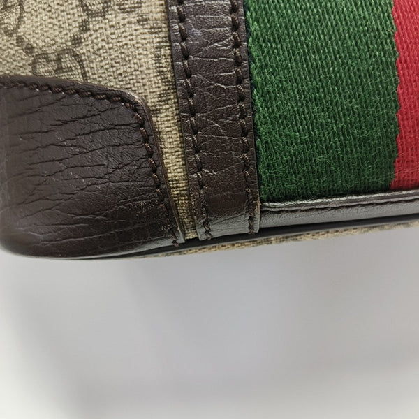 Monogram Coated Canvas Top Handle Bag Beige
