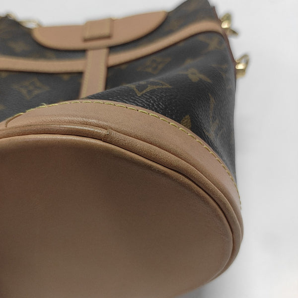 DUFFLE Monogram Coated Canvas Brown