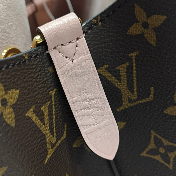 NÉONOÉ MM Monogram Coated Canvas Brown
