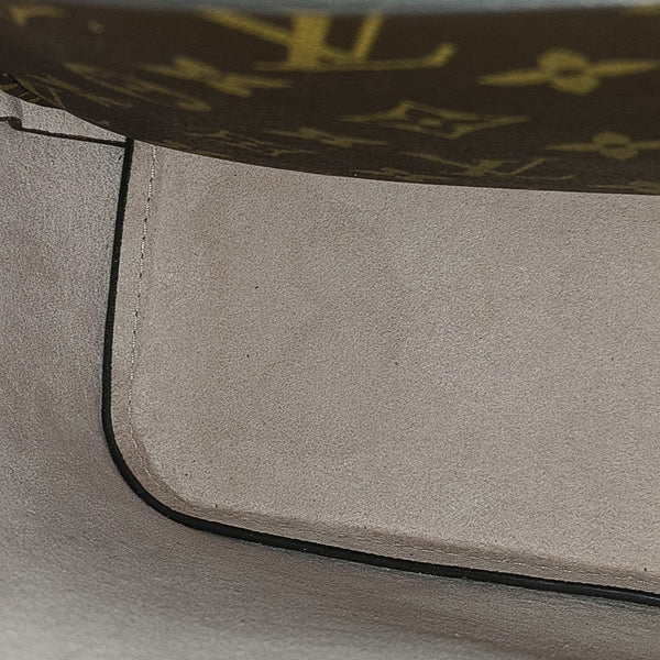 NÉONOÉ MM Monogram Coated Canvas Brown
