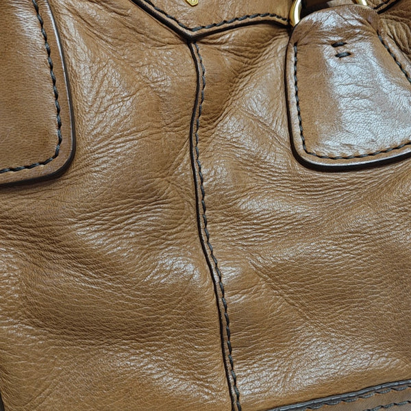 Calfskin Tote Bag Brown