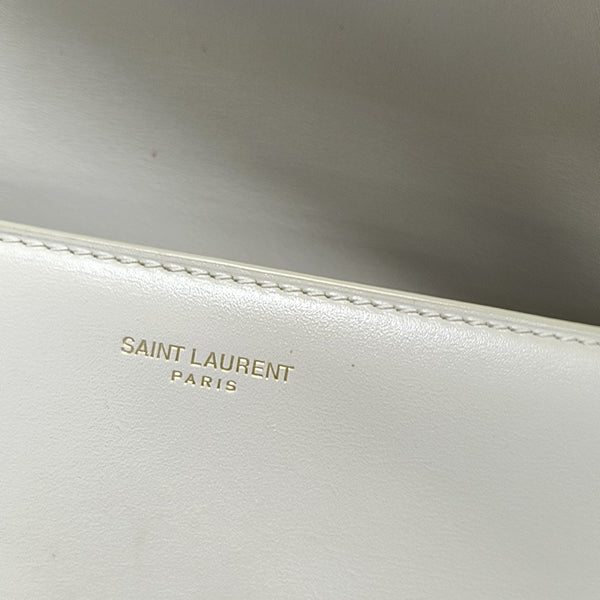 LE CARRÉ Small Calfskin White