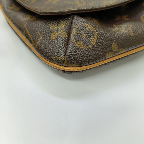 MUSETTE TANGO Monogram Coated Canvas Brown