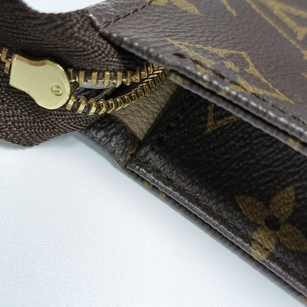 TOILET POCKET 26 Monogram Coated Canvas Brown