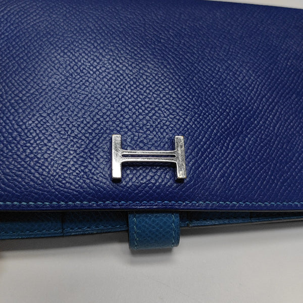 Bearn Medium Epsom Blue Wallet