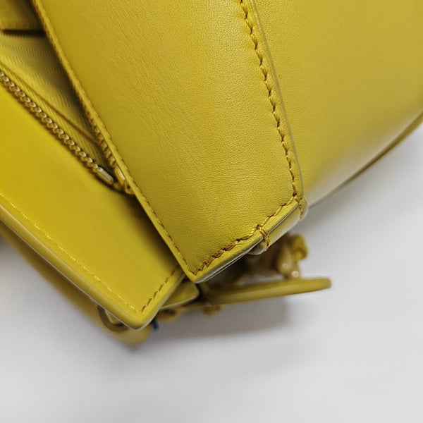 Puzzle Small Calfskin Yellow