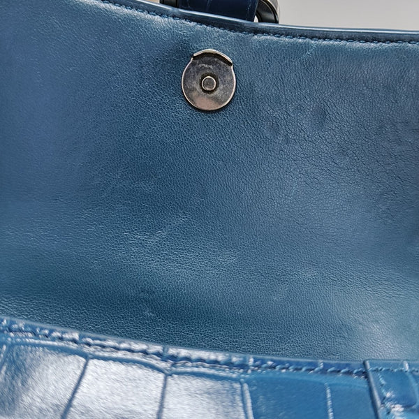 Hourglass XS Calfskin Blue