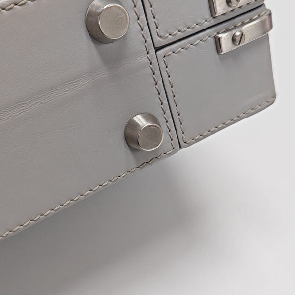 Lock Oblique Coated Canvas Gray