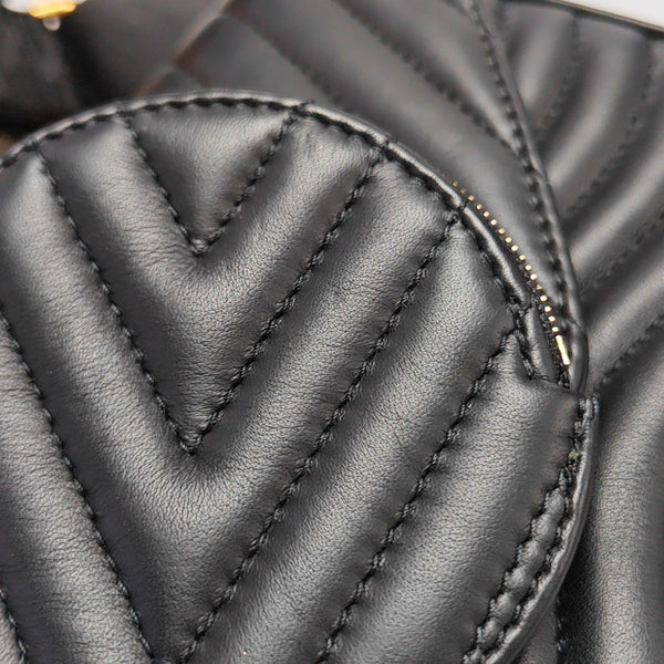 NEW WAVE Quilted Calfskin Black