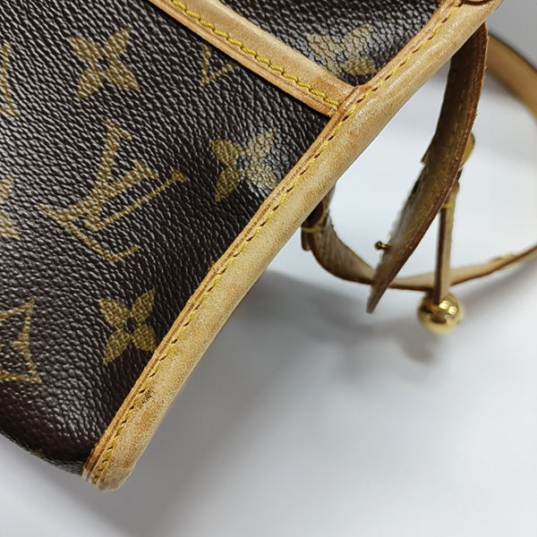 POPINCOURT Monogram Coated Canvas Brown