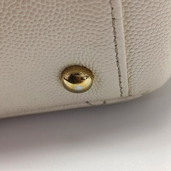 Grained Calfskin White