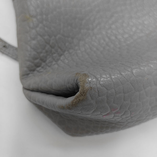 Calfskin Shoulder Bag Gray