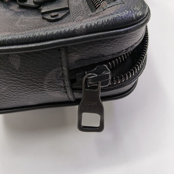 VOLGA Monogram Coated Canvas Black