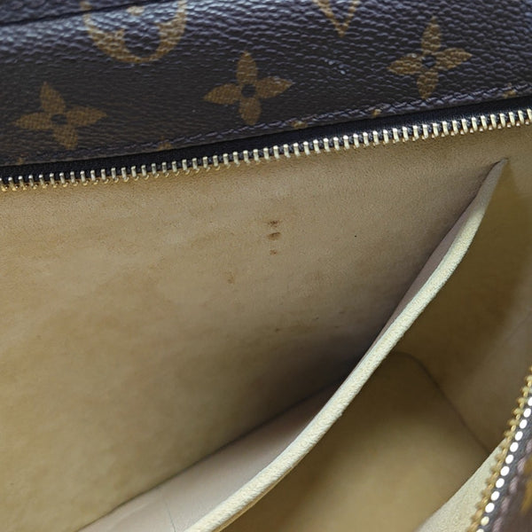 VINTAGE VAVIN GM Monogram Coated Canvas Brown
