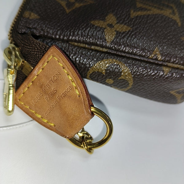 ACCESSOIRES Mini Monogram Coated Canvas Brown