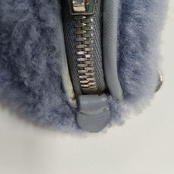 Sheepskin Belt Bag Blue