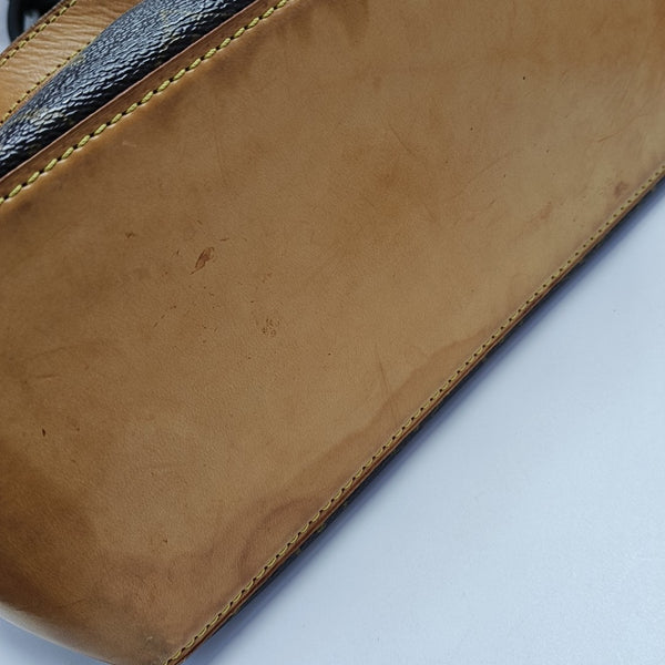 PIANO Monogram Coated Canvas Brown