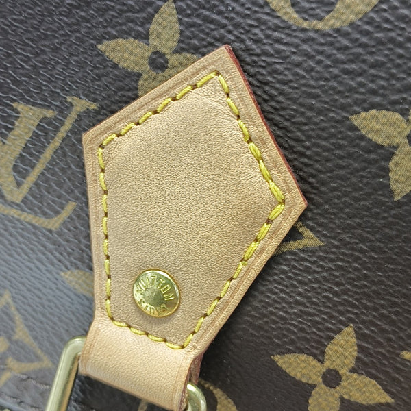 SPEEDY 25 Monogram Coated Canvas Brown