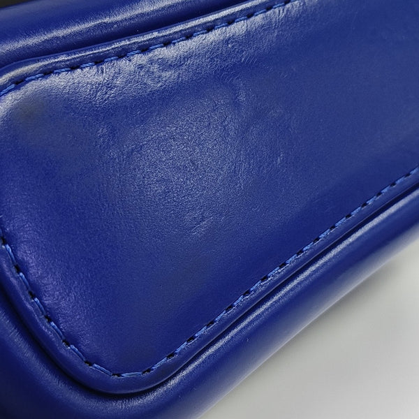 GABRIELLE Small Quilted Calfskin Blue