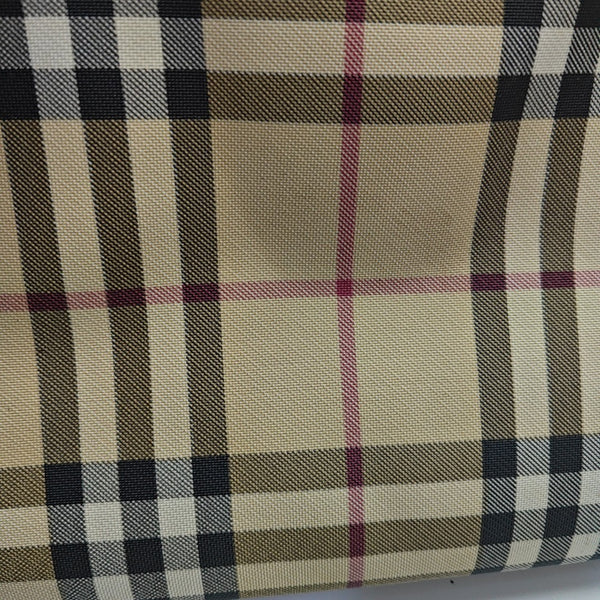 Coated Canvas Top Handle Bag Beige