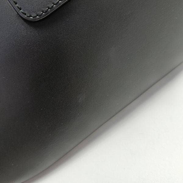 Monogram Coated Canvas Top Handle Bag Black