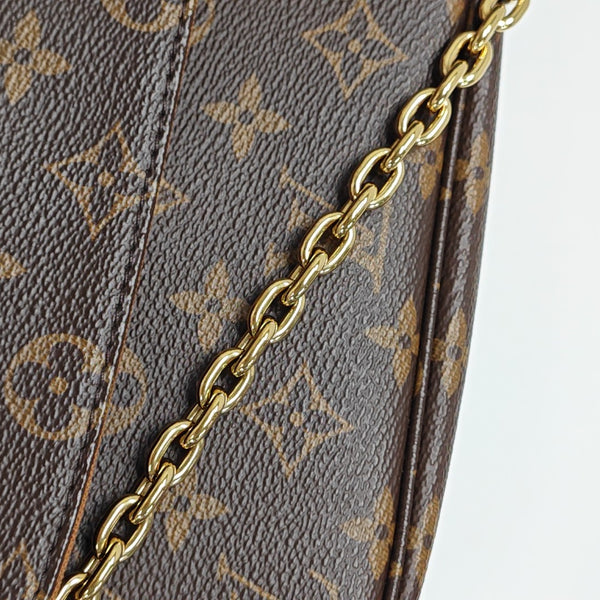 IVY Monogram Coated Canvas Brown