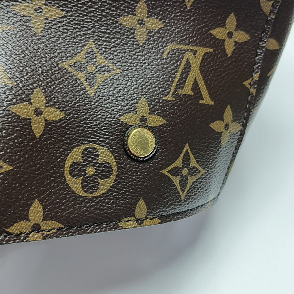 MONTAIGNE Monogram Coated Canvas Brown