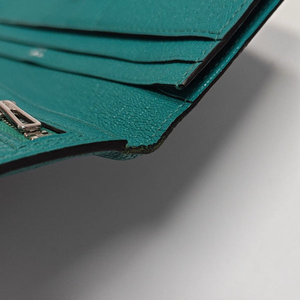Bearn Chèvre Mysore Green Wallet