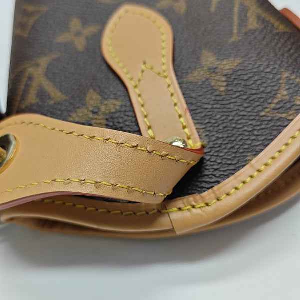 FOLD ME Monogram Coated Canvas Brown