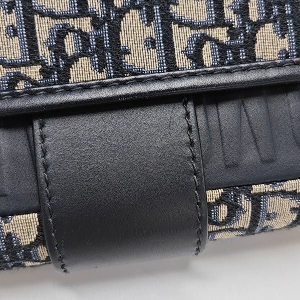 30 Montaigne Oblique Canvas Blue