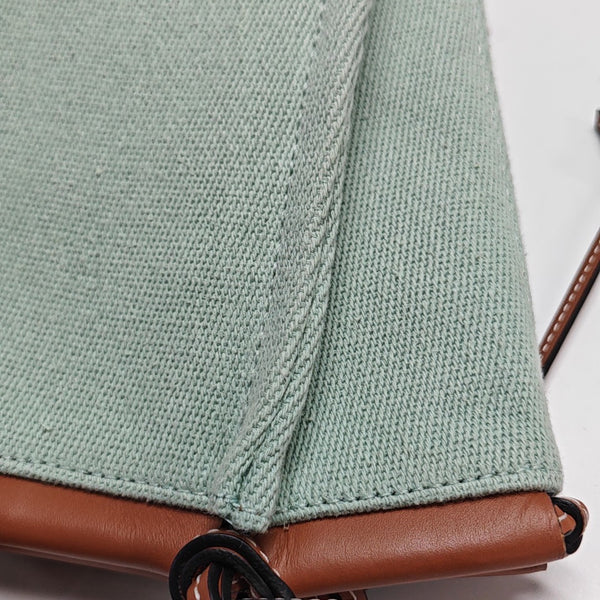 Cushion Small Canvas Green